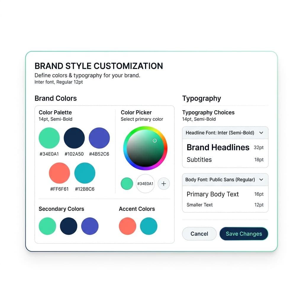 Color Picker & Branding